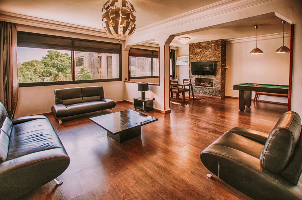 Bel appartement meublé à louer à prestigia Hriad