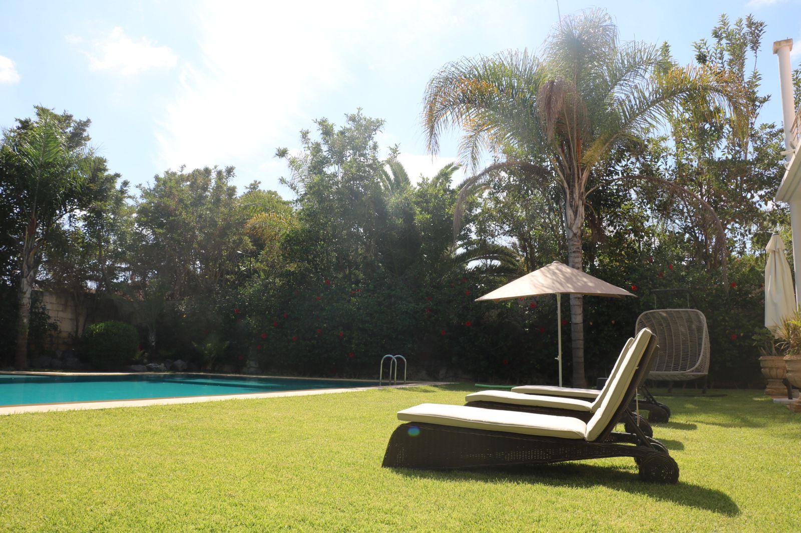 Villa Bouskoura piscine, beau jardin Ã  vendre — 2