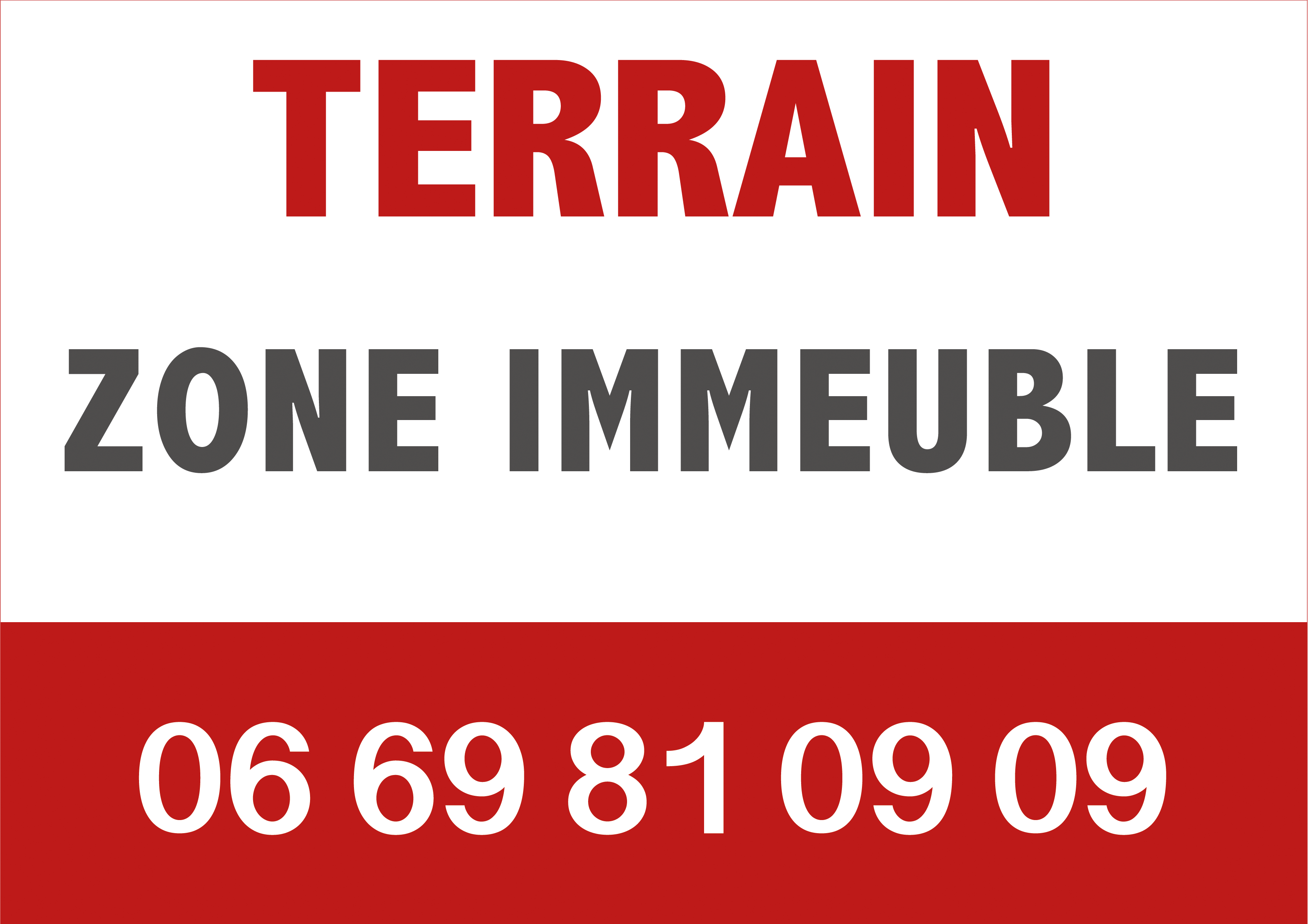 Terrain 376mÂ² de 3 faÃ§ades Zoning RDC+3 Villette Ã  vendre — 2