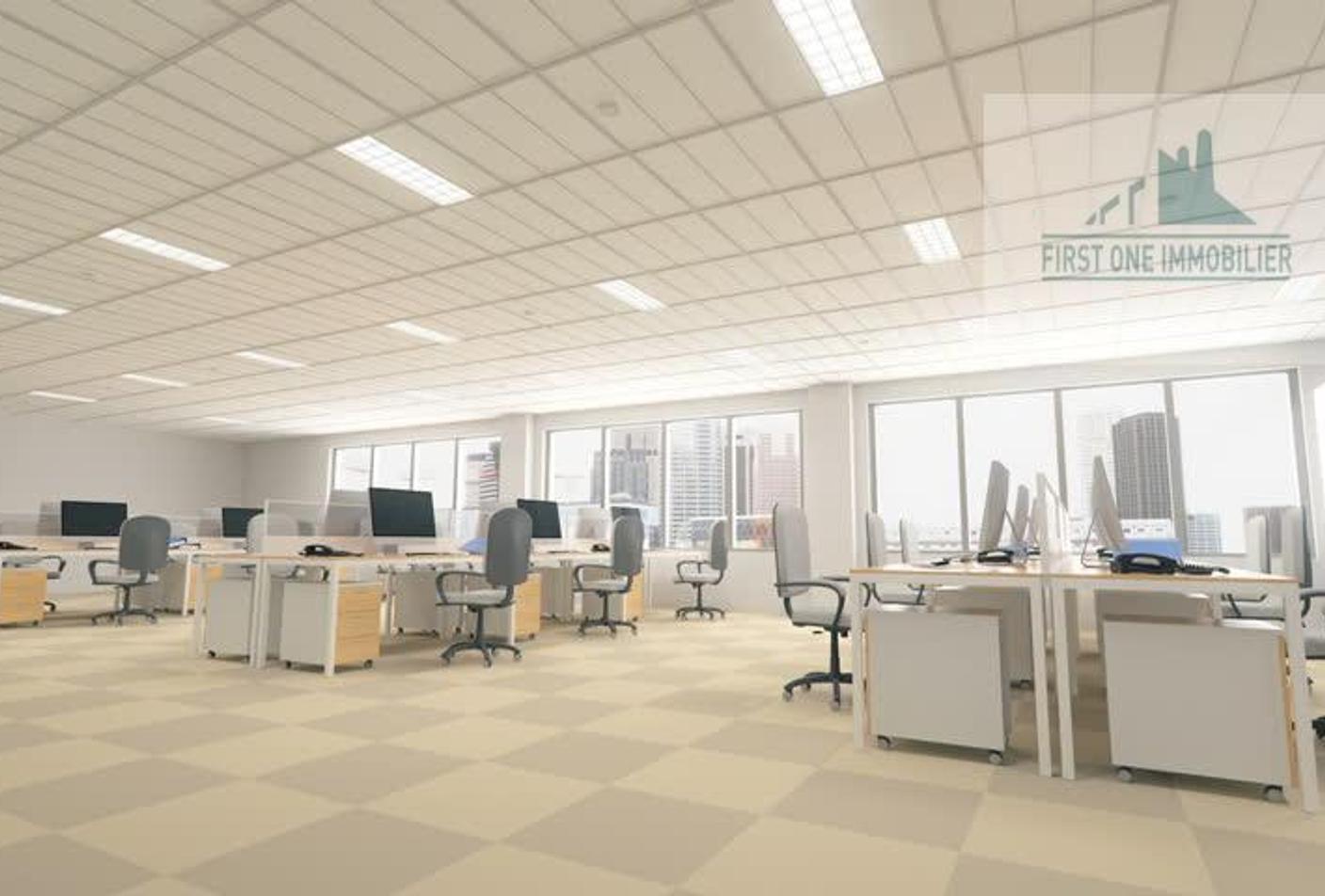 Plateau bureau 550 m2 Maarif Extension