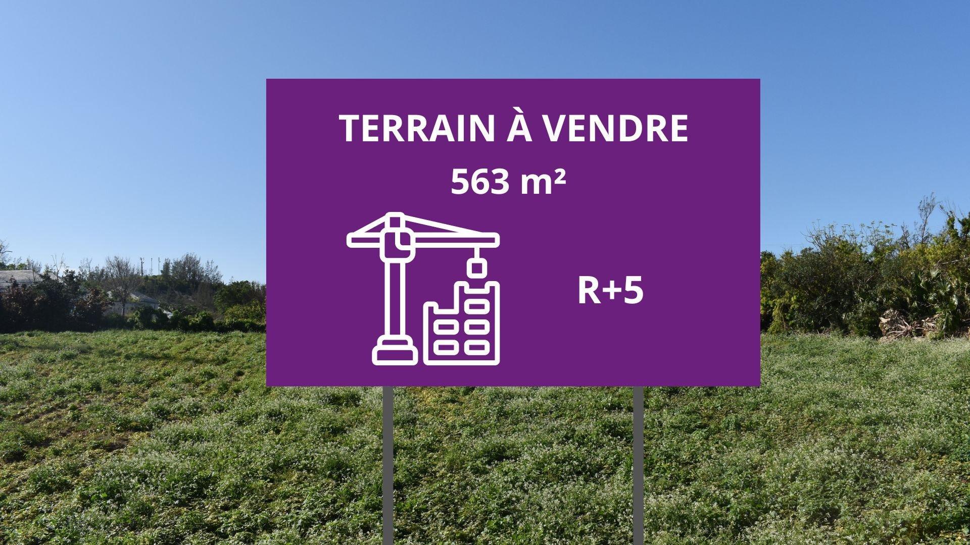 Terrain zone immeuble R+5 à vendre