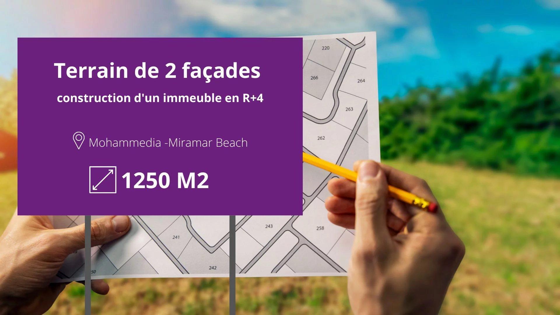 VENTE TERRAIN CONSTRUCTIBLE MOHAMMADIA