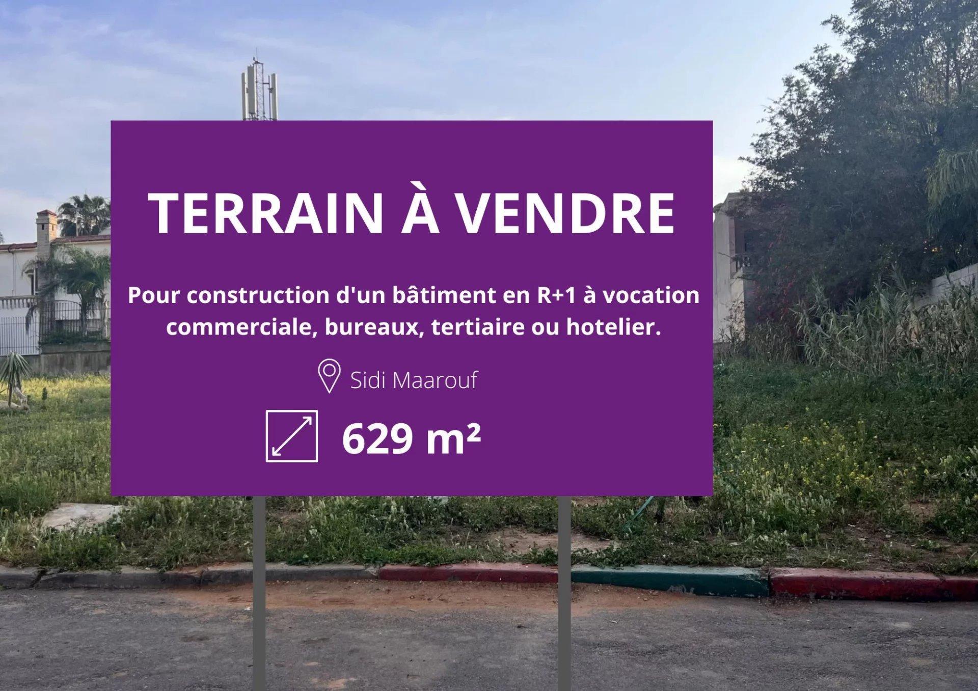 VENTE TERRAIN CONSTRUCTIBLE CASABLANCA • SIDI MAAROUF — 2