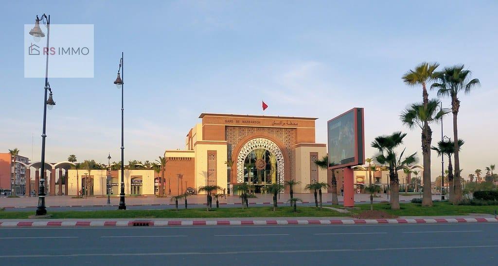 Appartement Marrakech 64 m² en face de la gare - Meublé avec piscine