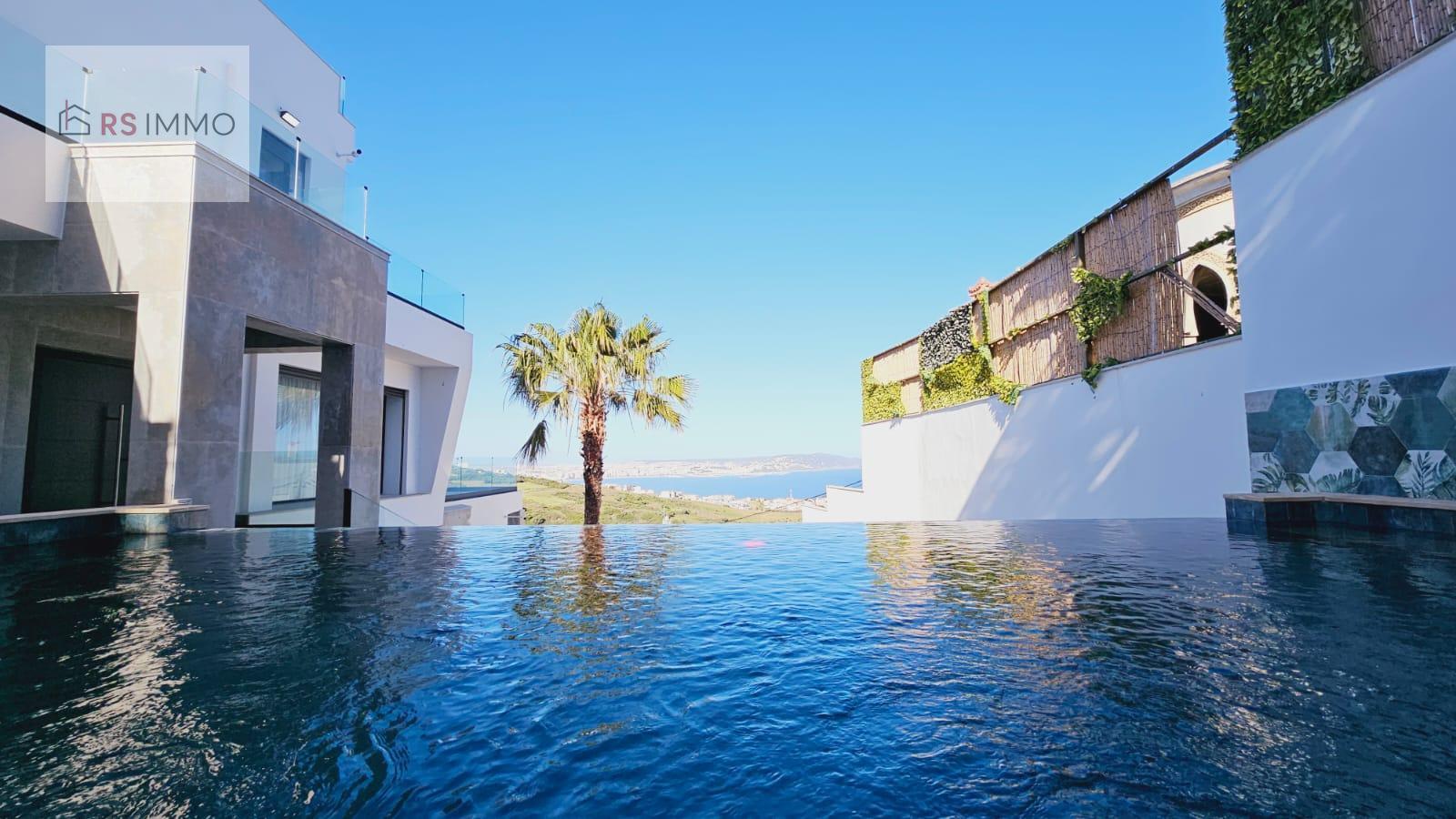 Villa Luxueuse – Vue Panoramique sur la Baie de Tanger – Mnar — 2
