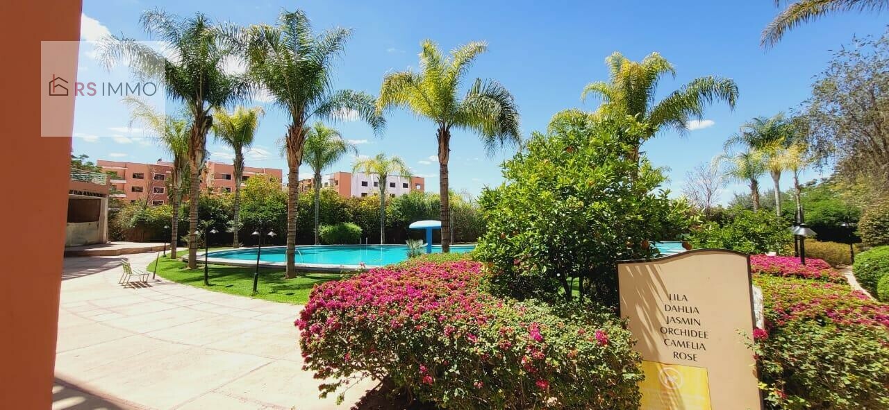 Superbe appartement a vendre meublé dans une résidence sécurisée avec magnifique piscine — 2