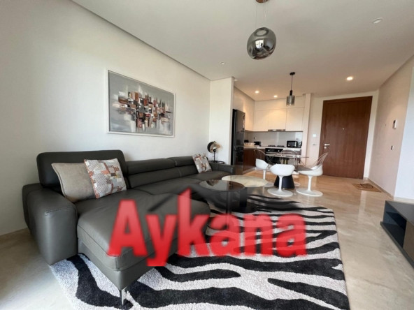 Location Appartement Meublé Souissi Orangeraie Rabat : 63m² — 6