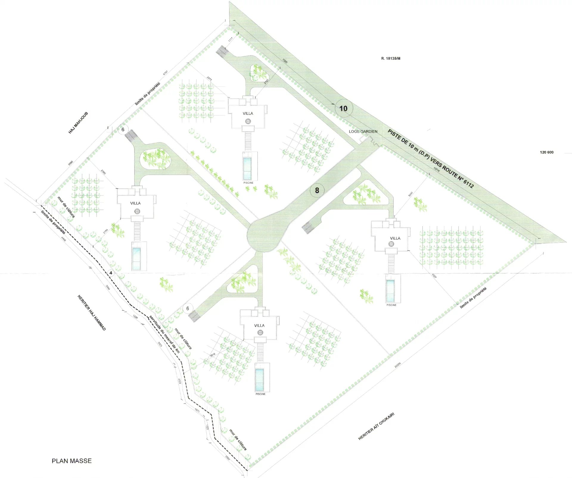 Domaine d’Exception de 4 Hectares avec 4 Villas Semi-Finies sur la Route de Fès — 2
