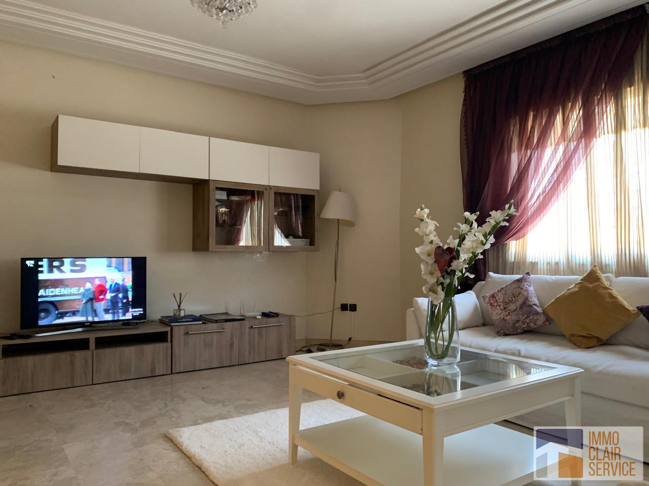 Appartement meublé en location situé : haut Agdal