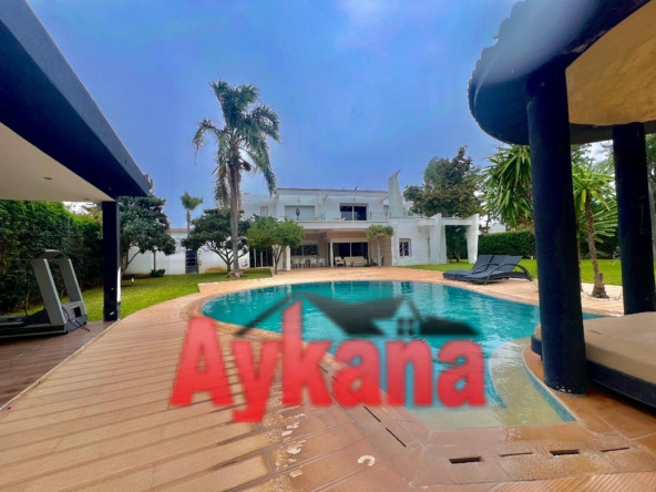 Location Villa Meublée Rabat Souissi Orangeraie
