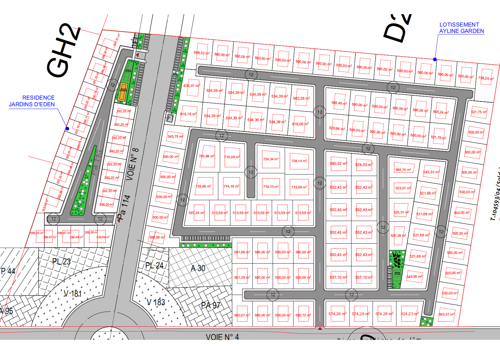 Terrain titré 567 m² – Résidence Aylin Garden — 4