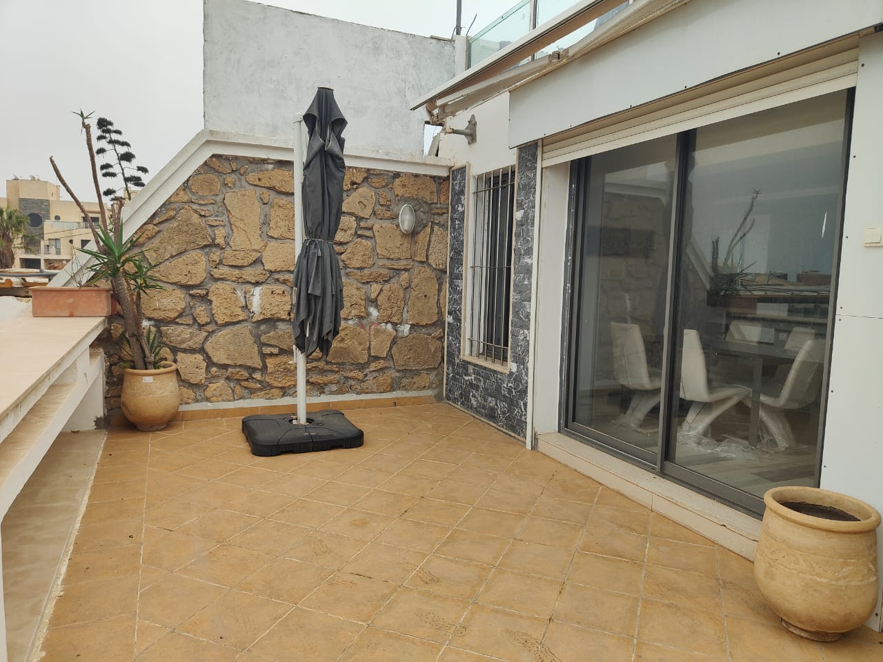 Dar bouazza, tamaris, location étage de villa semi meublé 2CH