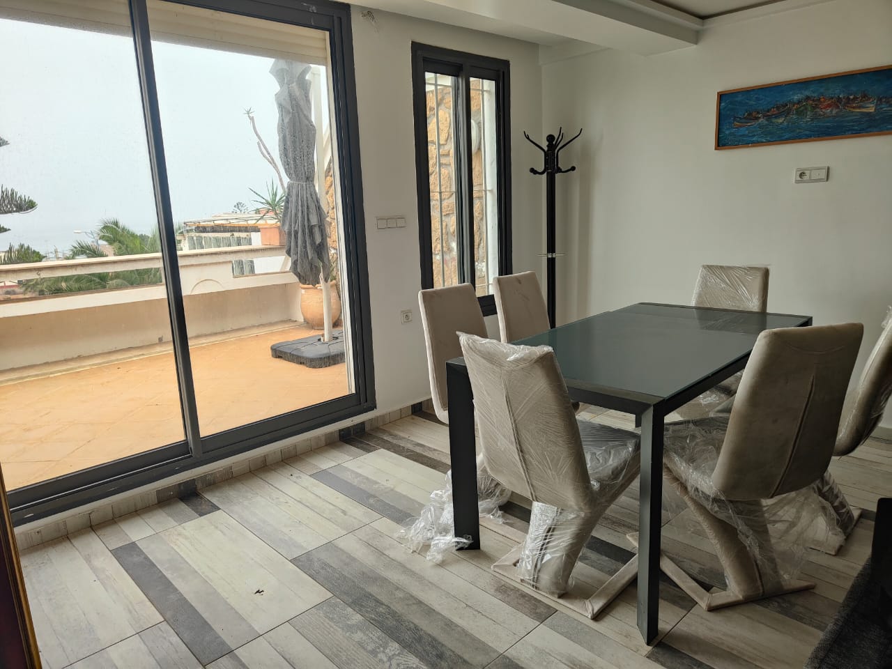 Dar bouazza, tamaris, location étage de villa semi meublé 2CH — 4