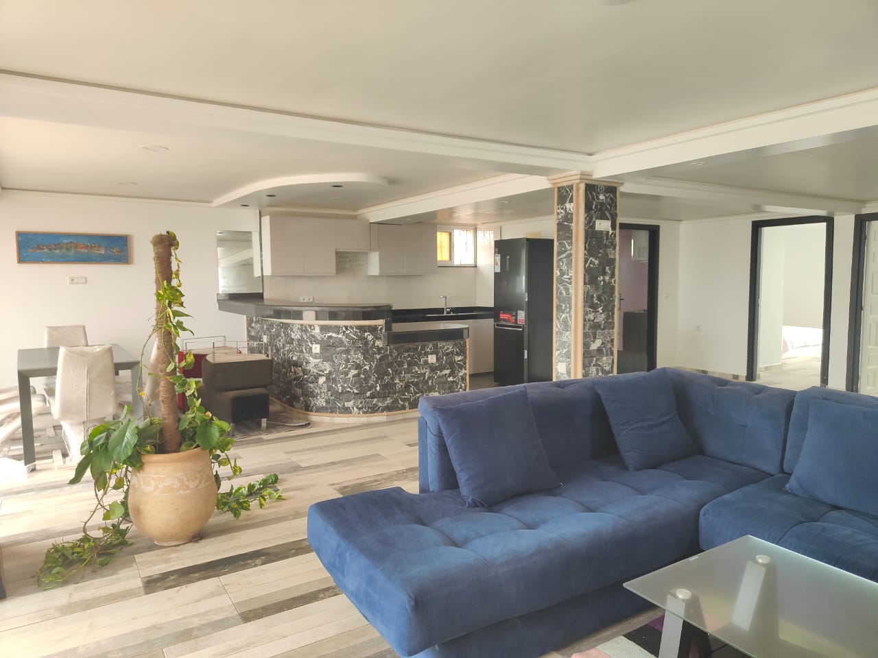 Dar bouazza, tamaris, location étage de villa semi meublé 2CH — 2