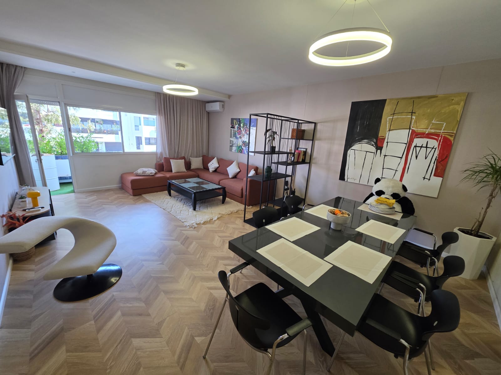 Appartement meublé moderne à louer - haut Agdal Rabat.