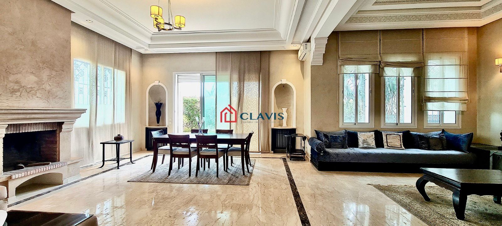Jolie villa meublée à louer Ain Diab — 4