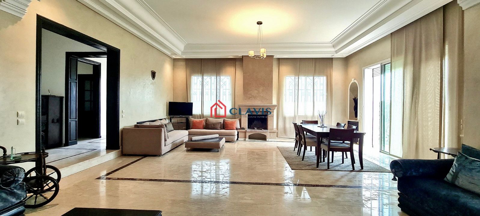Jolie villa meublée à louer Ain Diab — 5