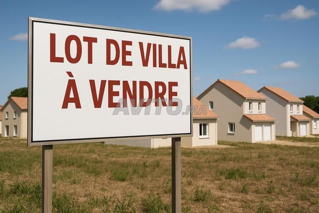 Lot de villa titré 383 m² à vendre allal el fassi