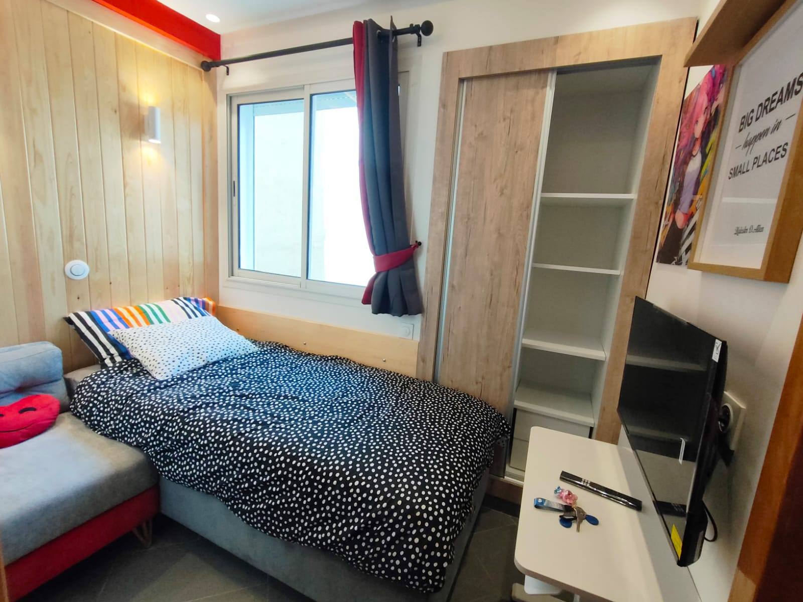 Studio meublé Fille Bourgogne Zerktouni 3500 Dh