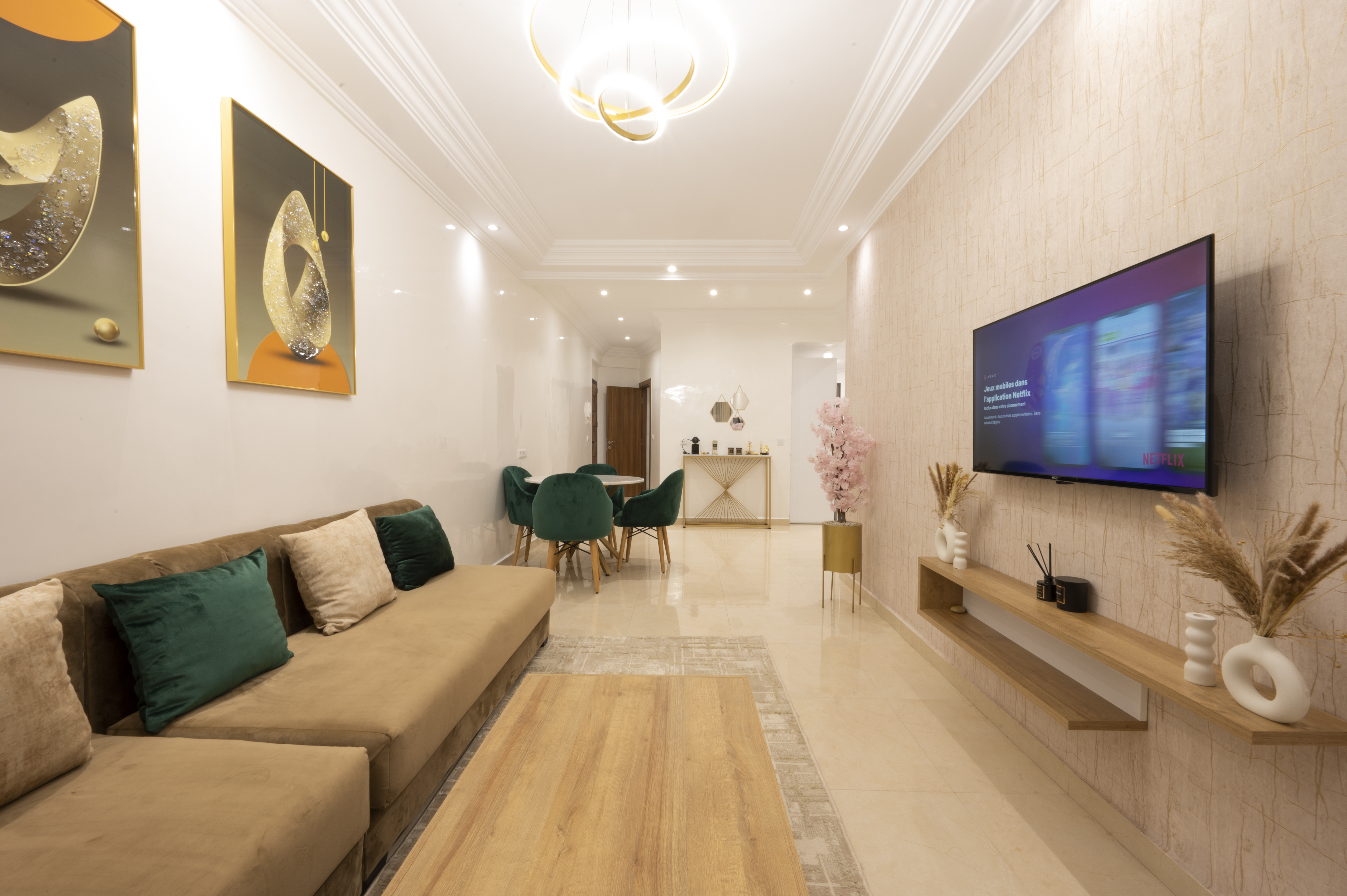 Appartement meublé à louer à 7 min pieds de la corniche