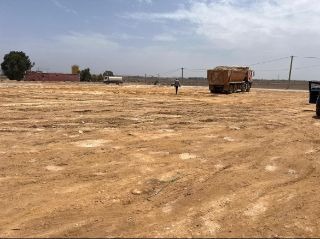 TERRAIN 1 HECTARE A BOUSKOURA LOUER -DEPOT ENGINS, CONTENEURS...-