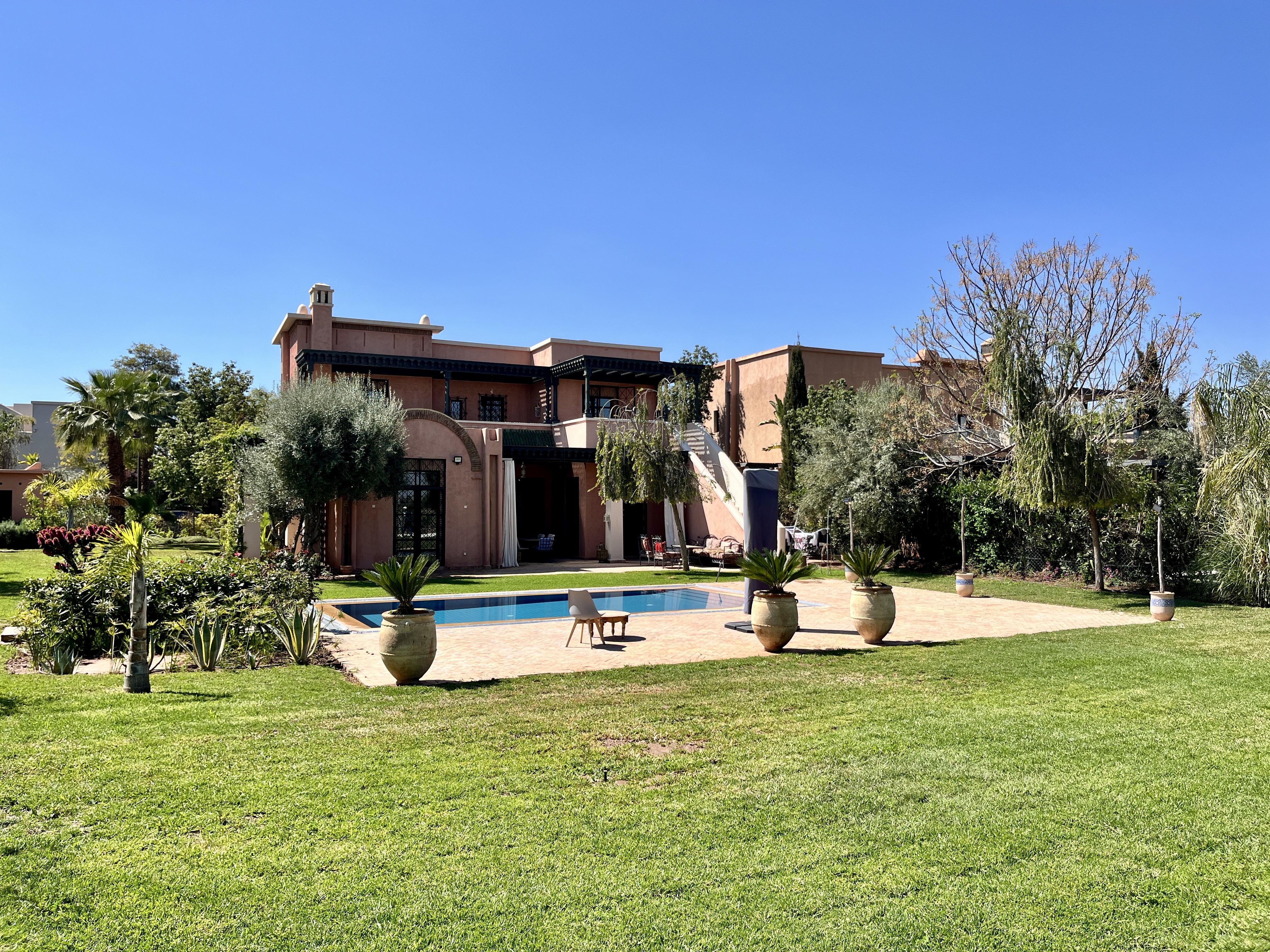 Magnifique villa en première ligne de golf, Marrakech