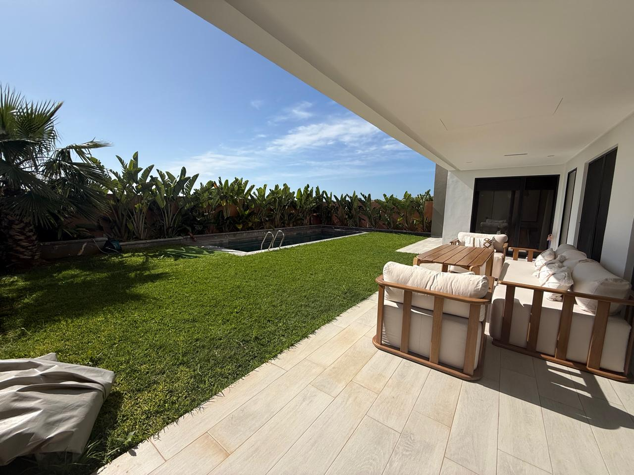 Dar bouazza,, location d’un appartement meublé piscine privative 3 CH — 2