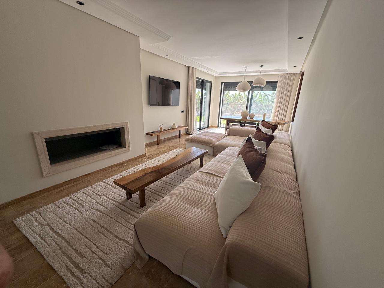 Dar bouazza,, location d’un appartement meublé piscine privative 3 CH — 3