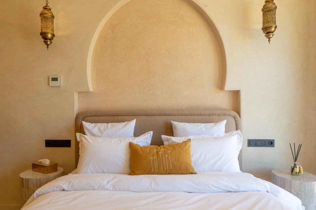 Villa contemporaine avec piscine à Route Amizmiz, Marrakech — 6