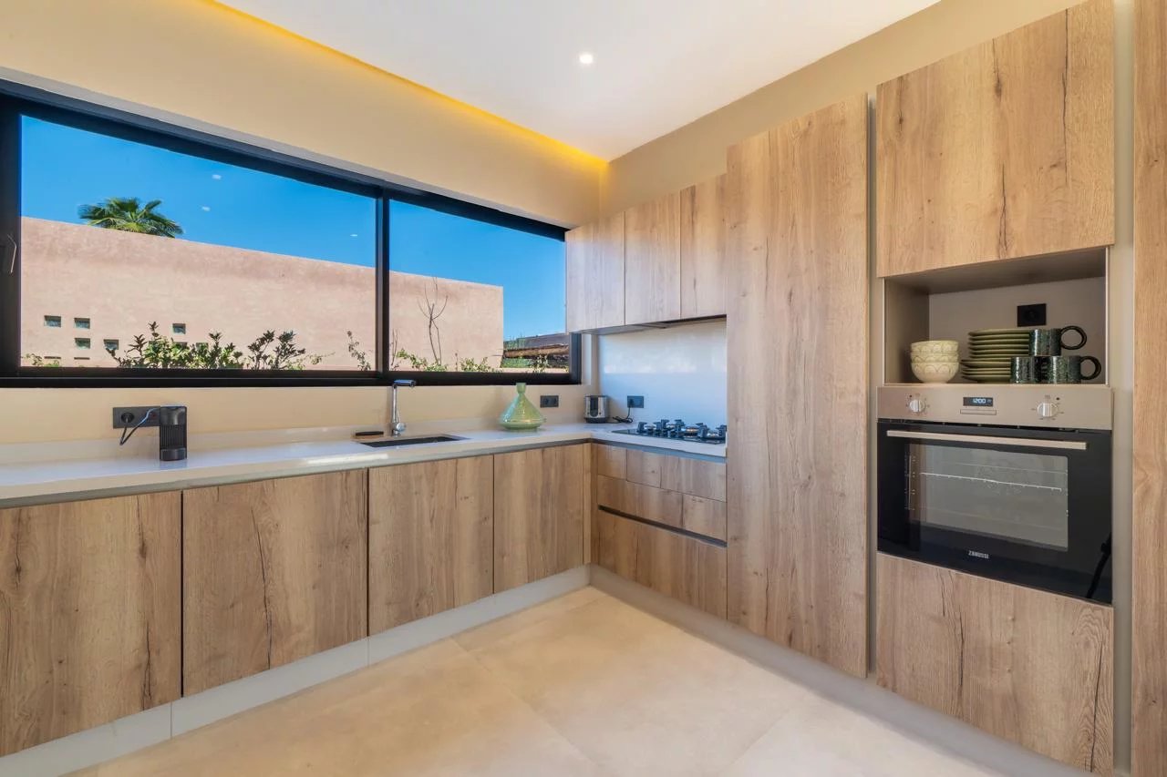 Villa contemporaine avec piscine à Route Amizmiz, Marrakech — 5