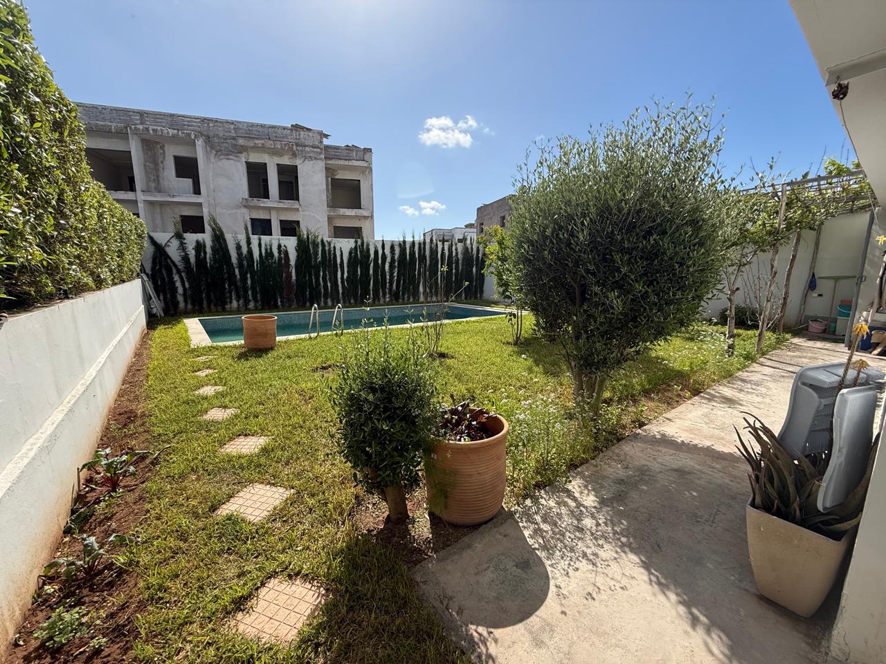 Dar Bouazza – Vente appartement rez-de-jardin + piscine privative 2CH — 2