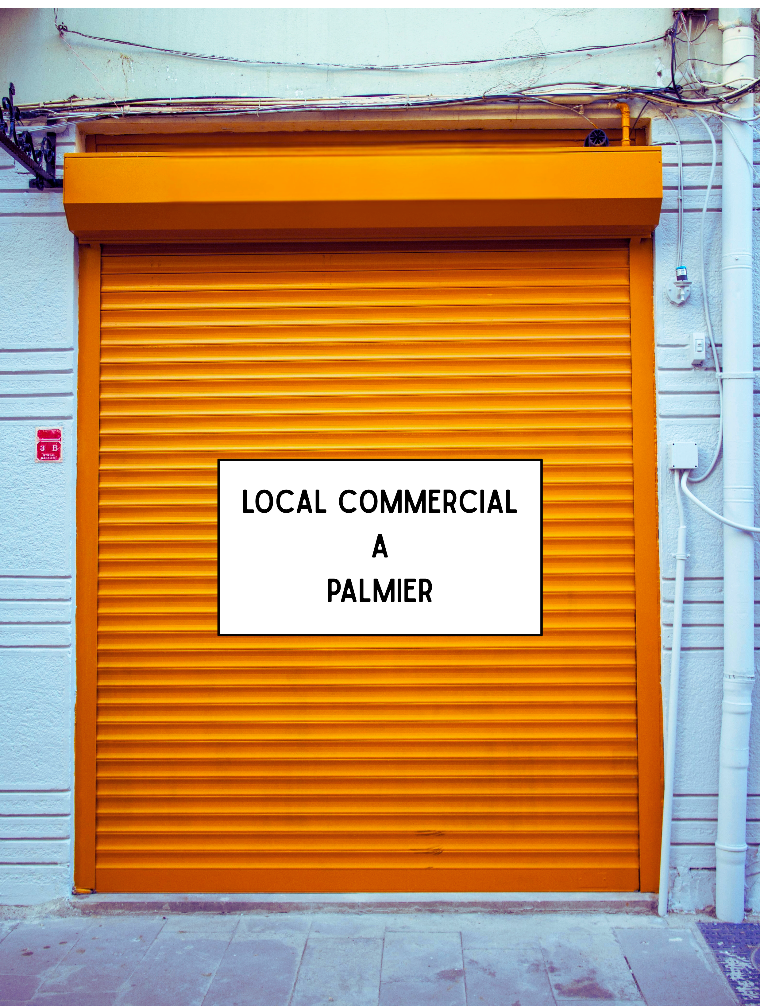 Local commercial en plein quartier Palmiers