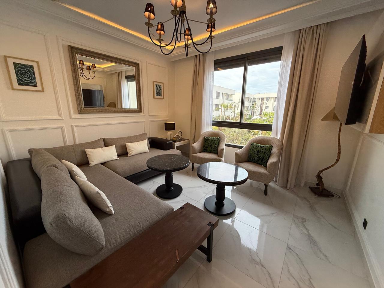 Ain Diab Extension – Location Superbe appartement meublé 2 CH