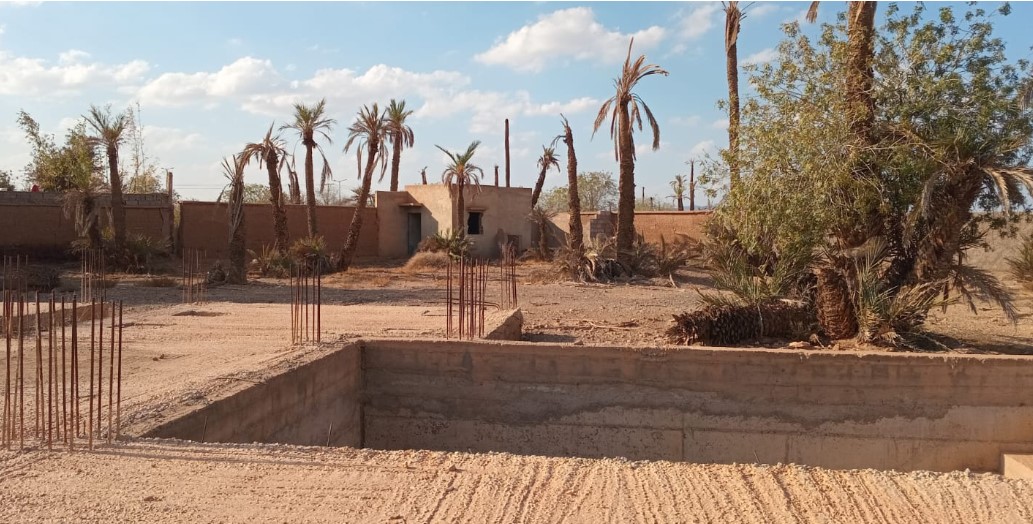 Terrain titré à la Palmeraie–1 Ha 200 — 2