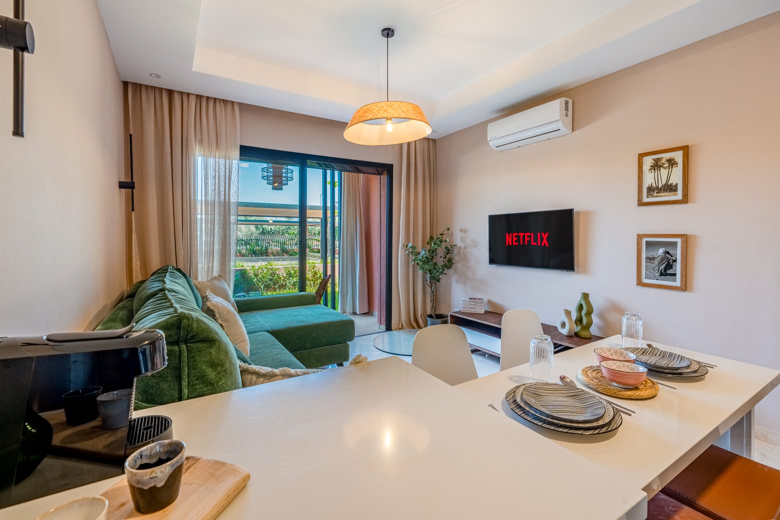 Studio moderne avec jardin – Noria Golf