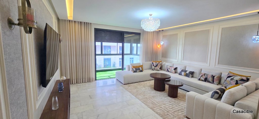 Casablanca Finance City: Location appartement meublé 2 chambres.