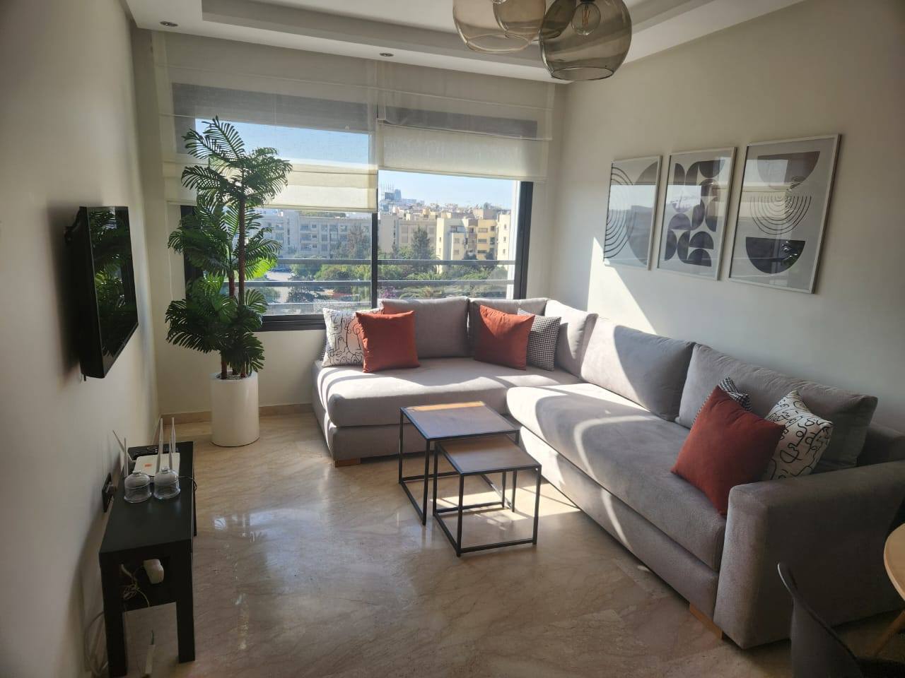 Studio meublé 50m² Val Fleuri 7000 dh