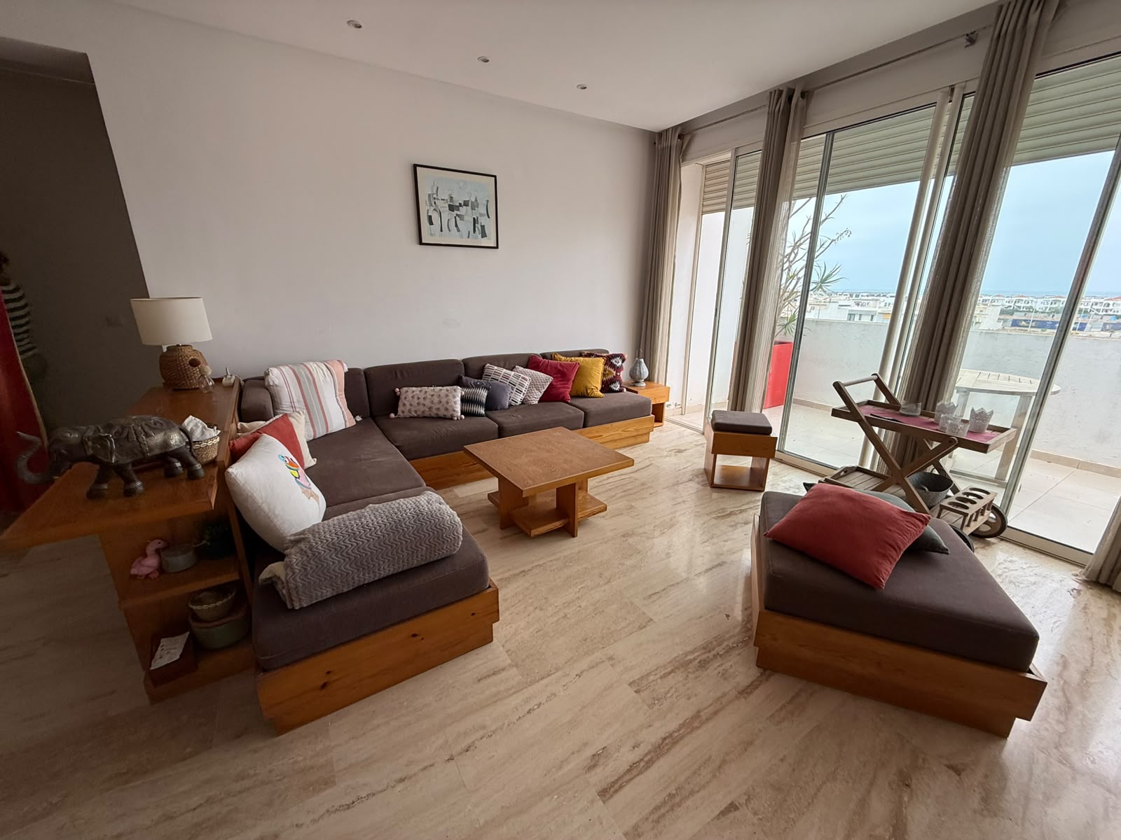 DAR BOUAZZA – Location bel Appartement Meublé avec Vue Mer 2CH — 3