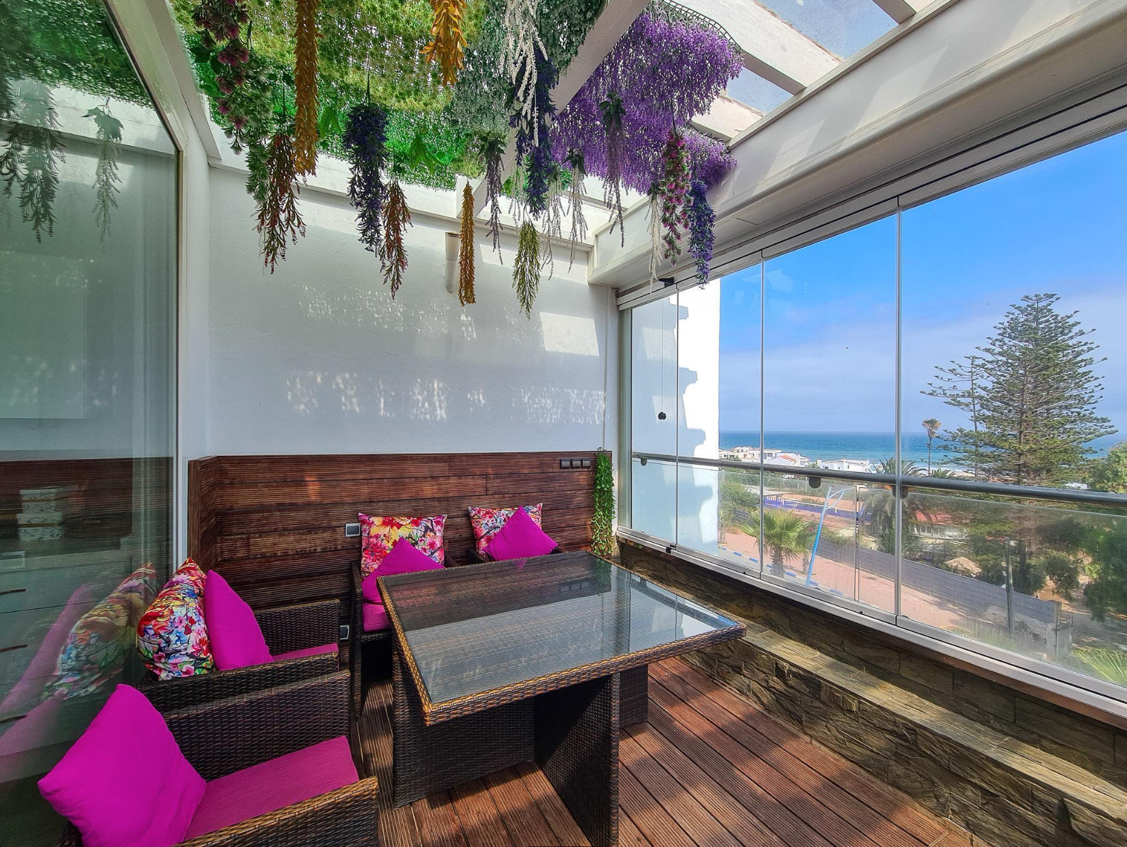 Superbe Appartement Meublé avec Vue Océan à Dar Bouazza