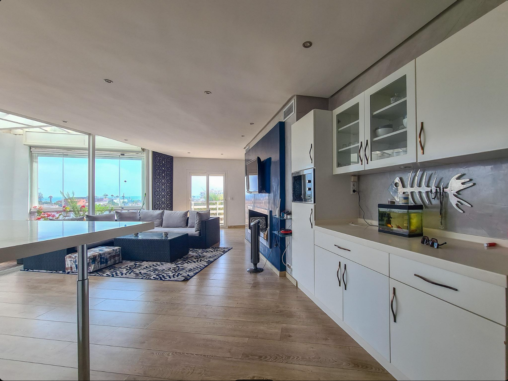 Superbe Appartement Meublé avec Vue Océan à Dar Bouazza — 4