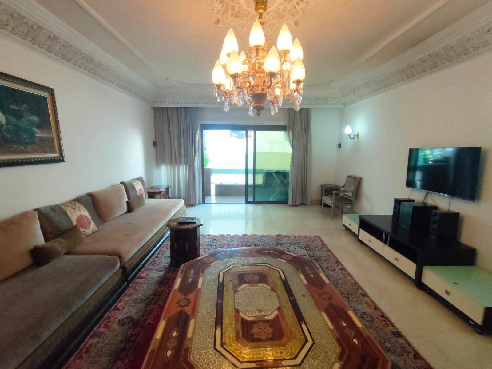 Appartement meublé 135m² Gauthier 8000 dh — 2