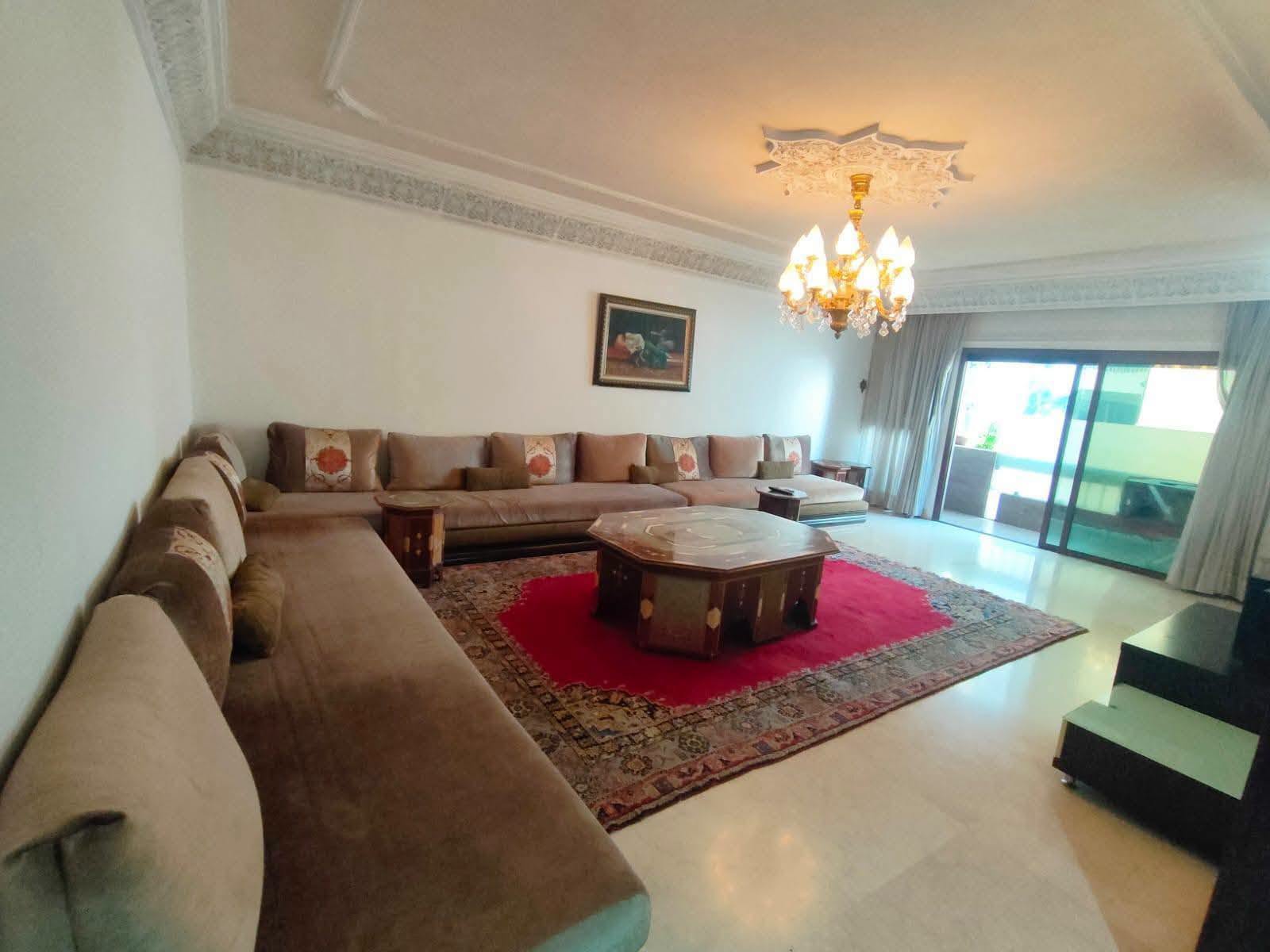 Appartement meublé 135m² Gauthier 8000 dh