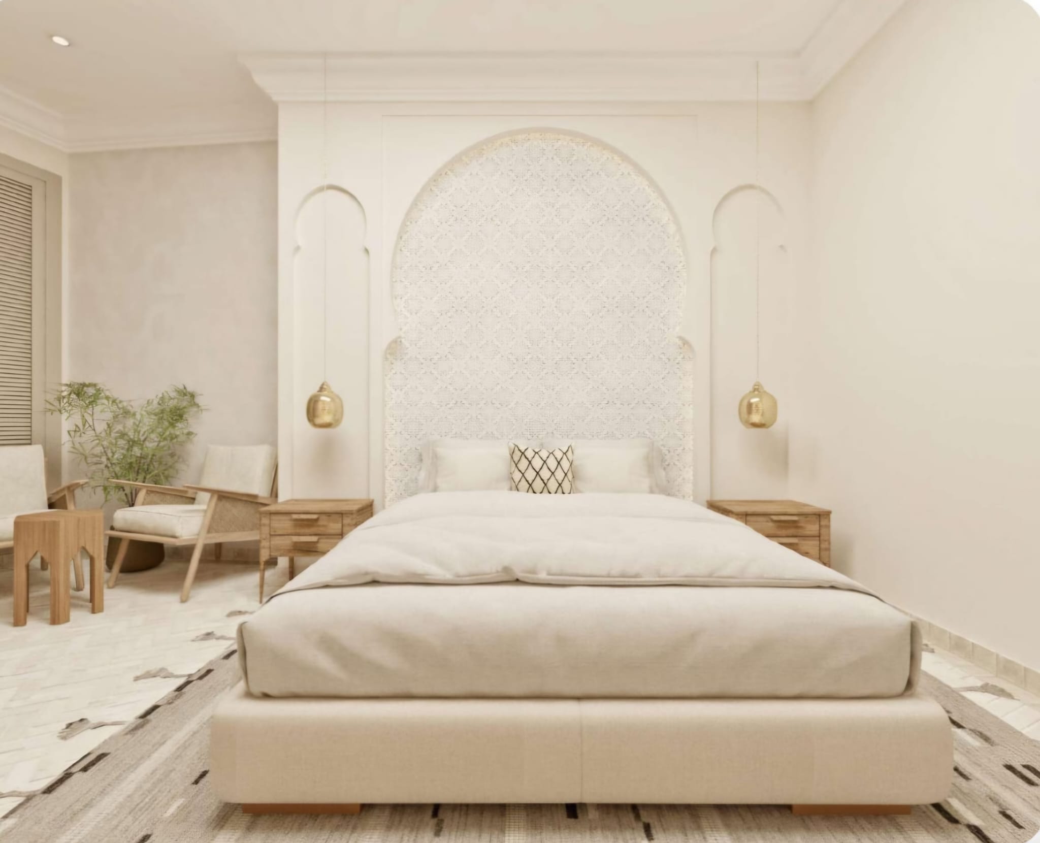 Riad de luxe titré – 112 m² au sol – 4 chambres – Médina de Marrakech — 6