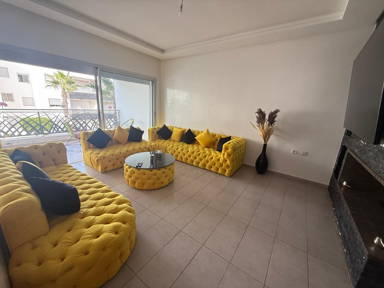 Dar bouazza appartement meublé en location 3 CH