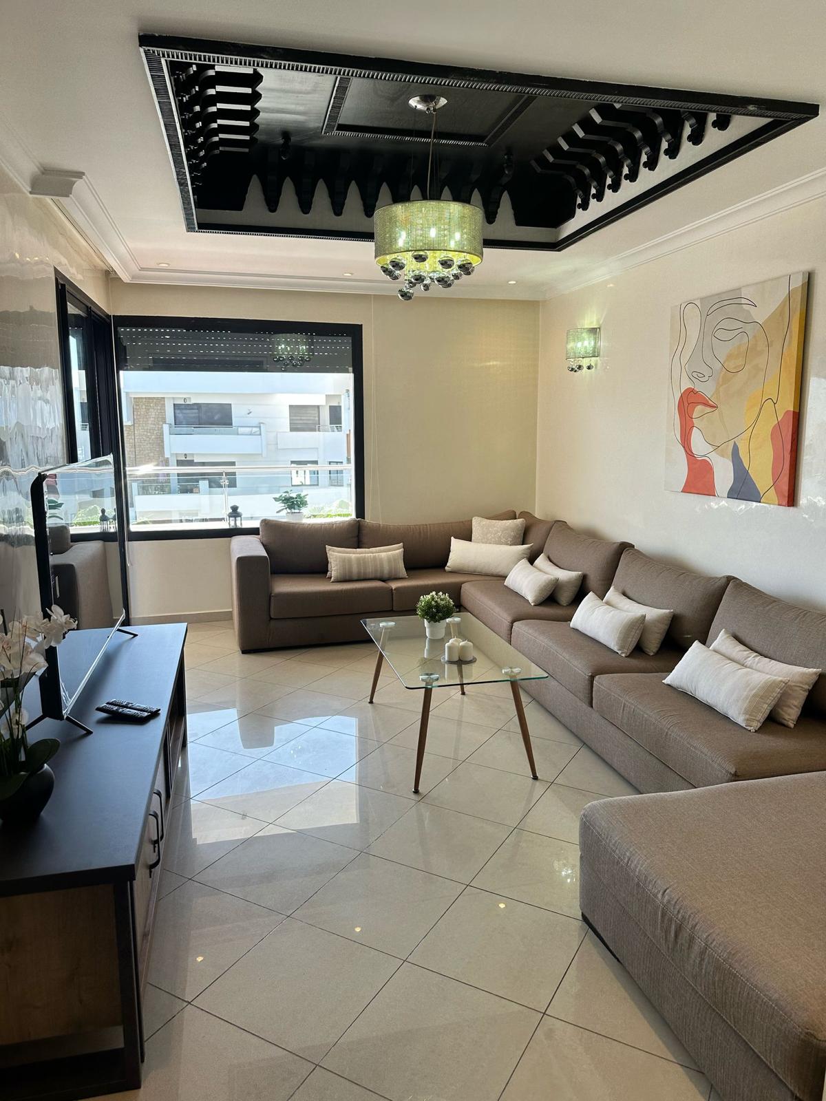 Dar Bouazza – Bel appartement meublé à louer 2CH