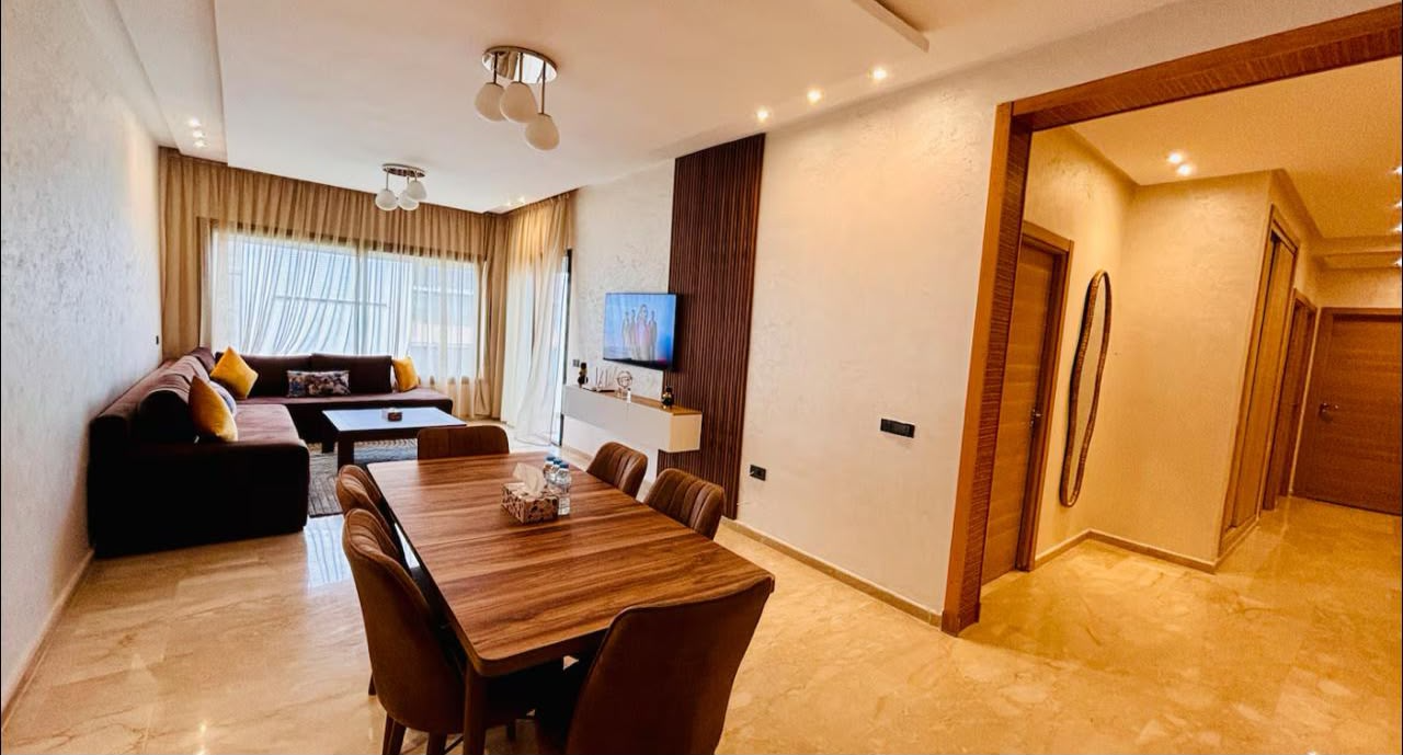 Dar bouazza, très joli appartement meublé, en location 2 CH
