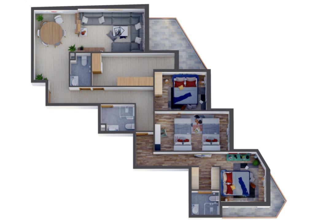 Appartement neuf à vendre 3 chambres Ain Sebaa