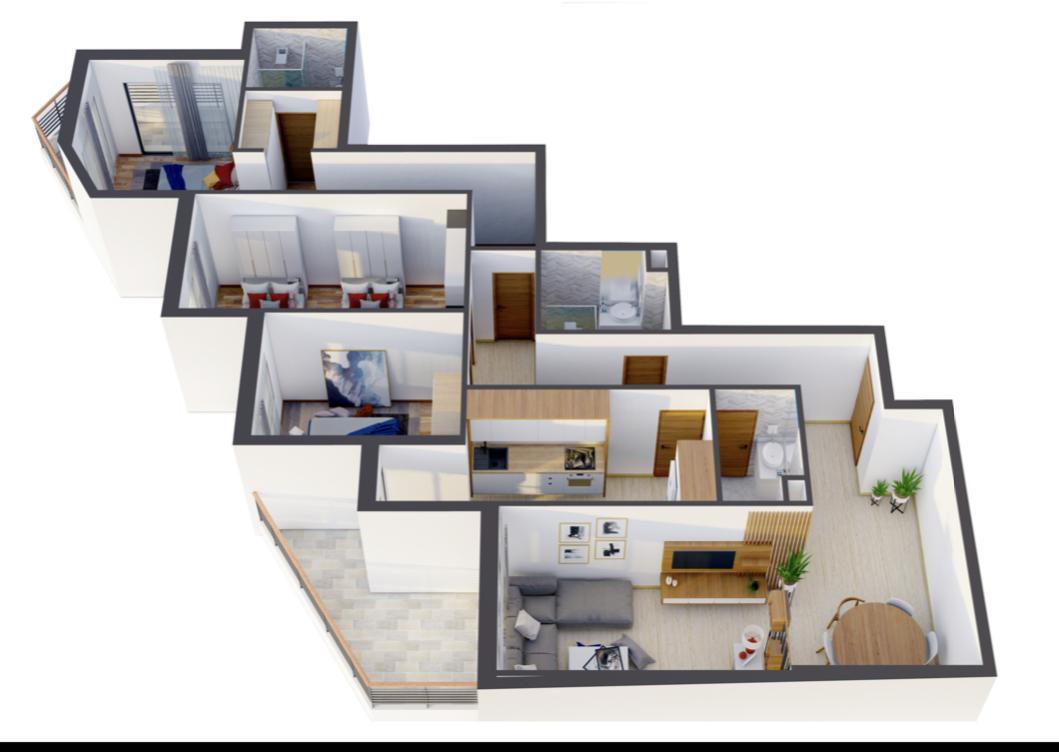Appartement neuf à vendre 3 chambres Ain Sebaa — 2